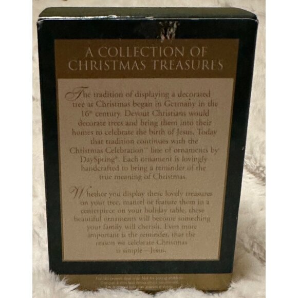 2005 DaySpring Christmas Celebration Collection White Dove Christmas Ornament - Picture 6 of 9